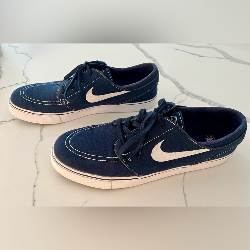 EUC Nike Zoom SB Stefan Janoski, Canvas Obsidian, Men’s Size 12